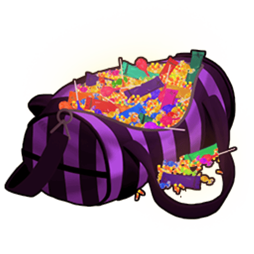 Большой мешок с добычей